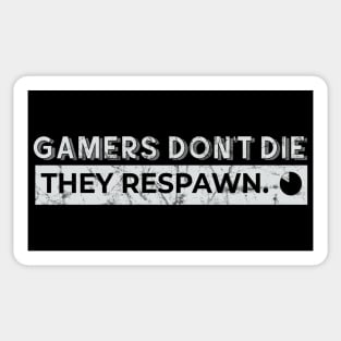 Gamer don´t Die Sticker